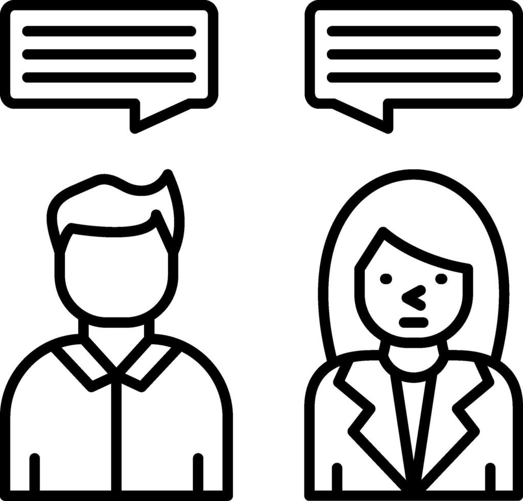 Talk Icon Design Symbol vector
