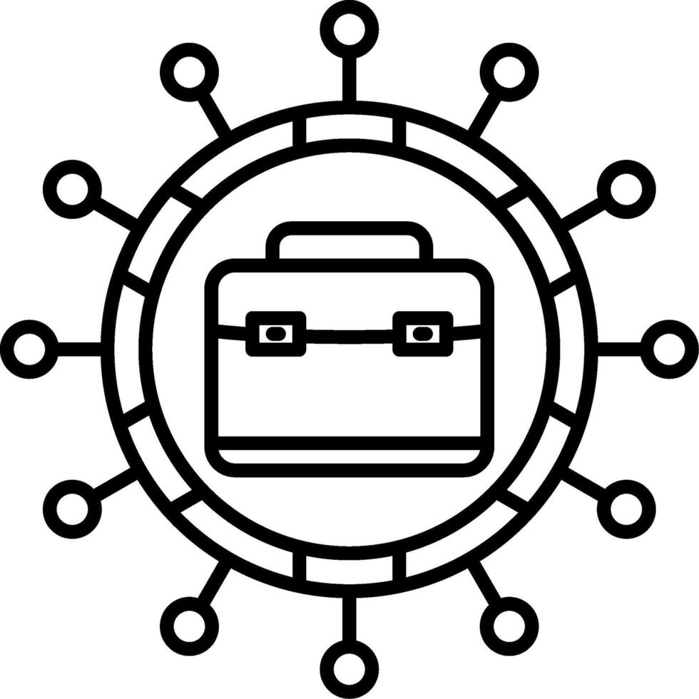 Briefcase Icon Design Symbol vector