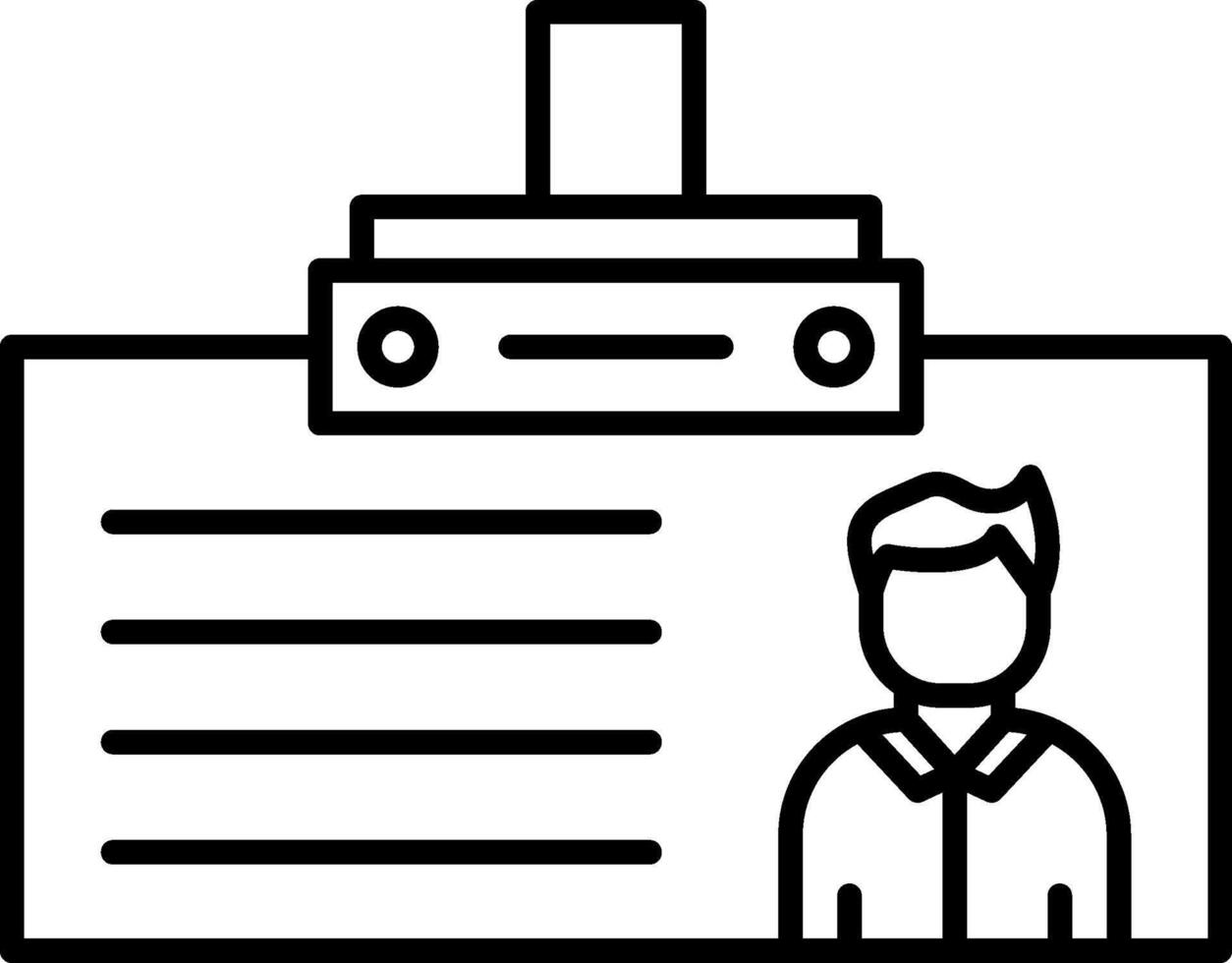 Id Card Icon Design Symbol vector