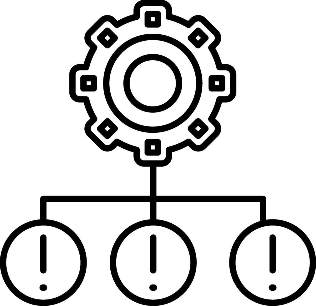 Risk Management Icon Design Symbol vector
