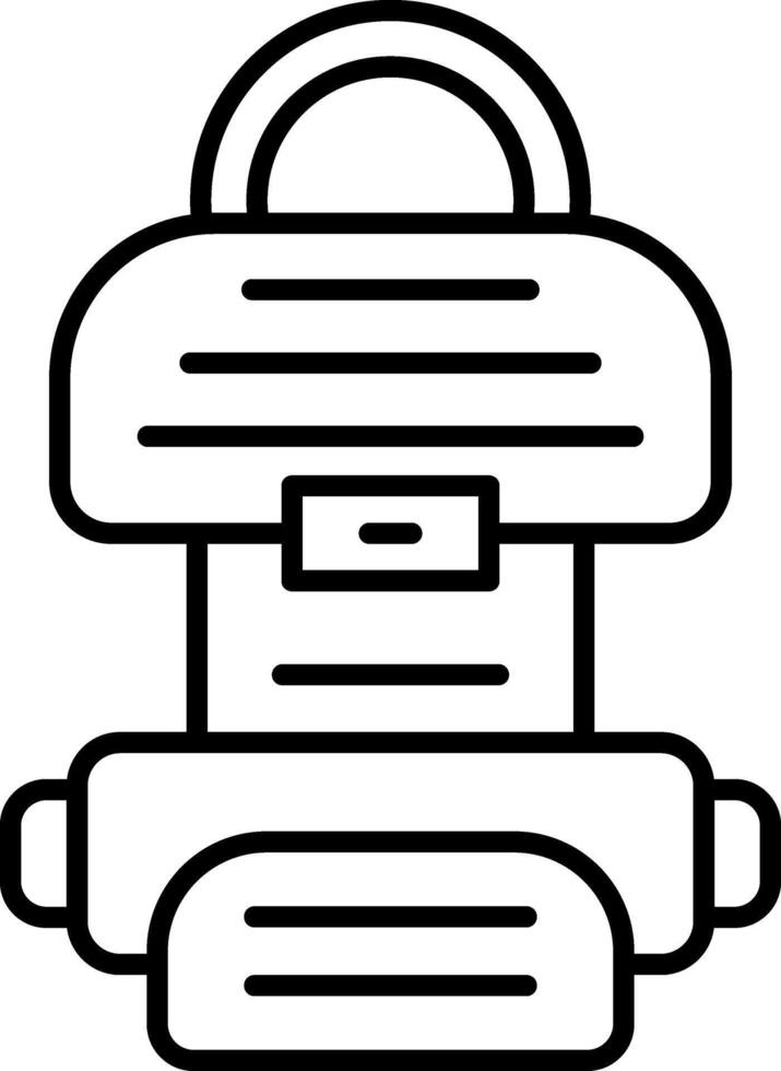 Backpack Icon Design Symbol vector