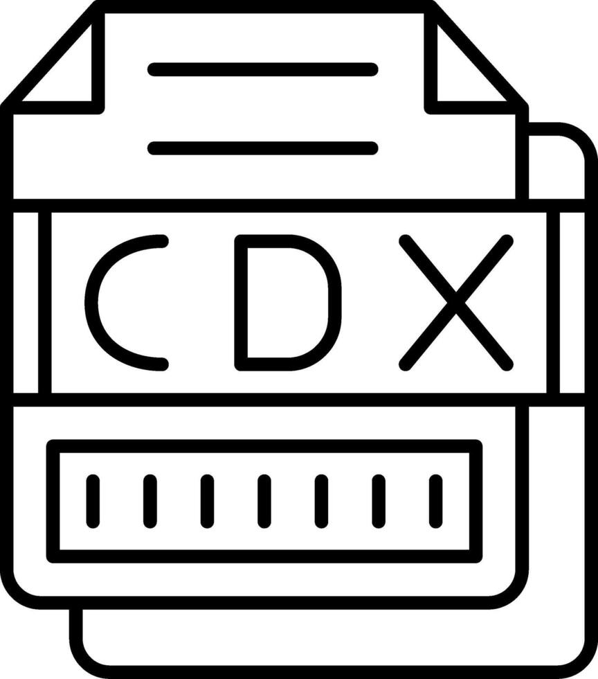 CDX Icon Design Symbol vector