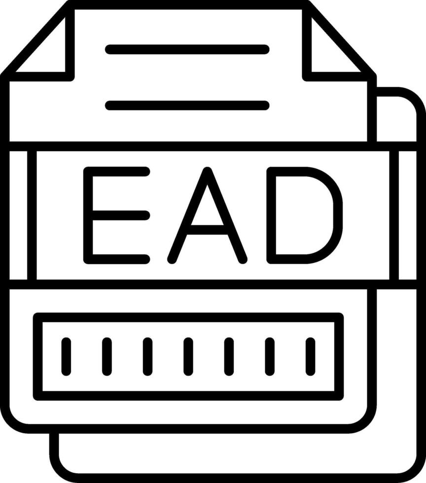 EAD Icon Design Symbol vector