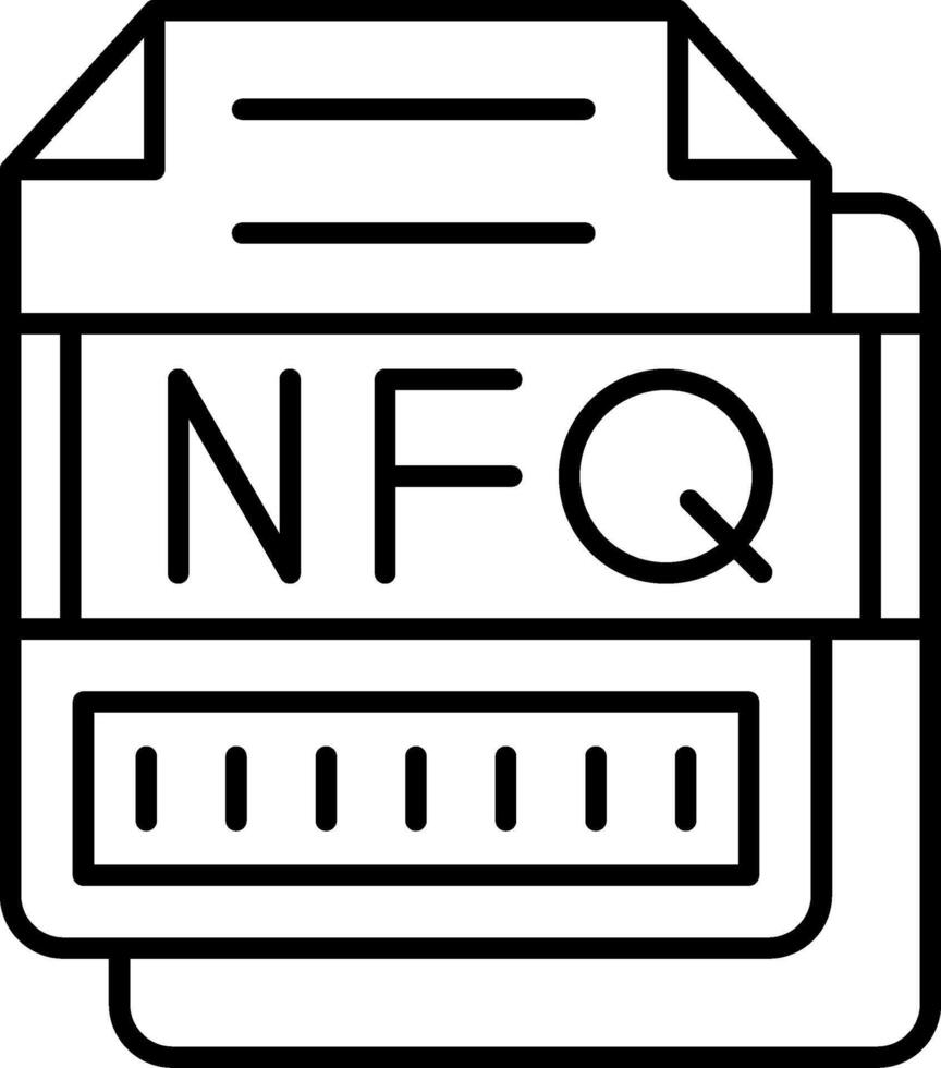 NFO Icon Design Symbol vector