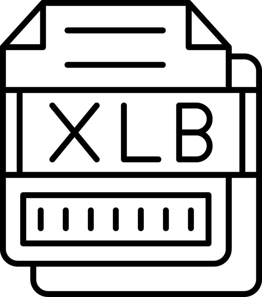 XLB Icon Design Symbol vector