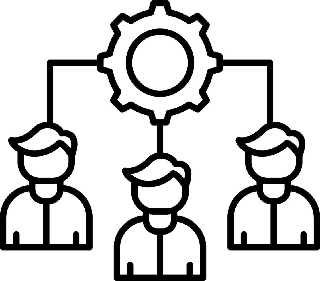Team Icon Design Symbol vector