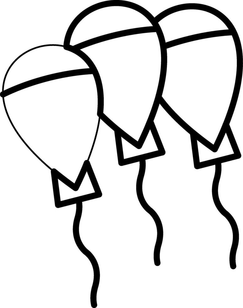 Balloons Icon Design Symbol vector