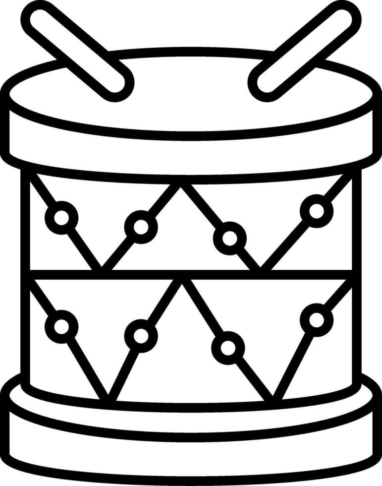 Drum Icon Design Symbol vector