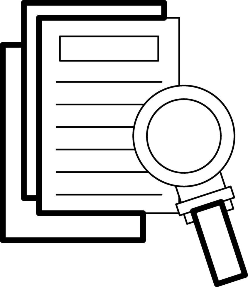 Investigation Icon Design Symbol vector
