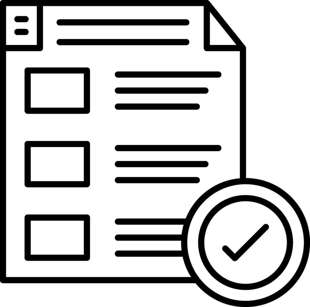 Verify Icon Design Symbol vector