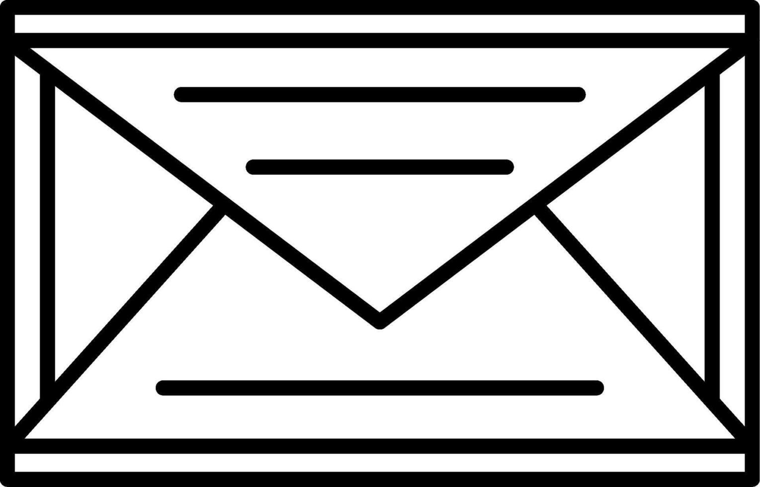 Mail Icon Design Symbol vector