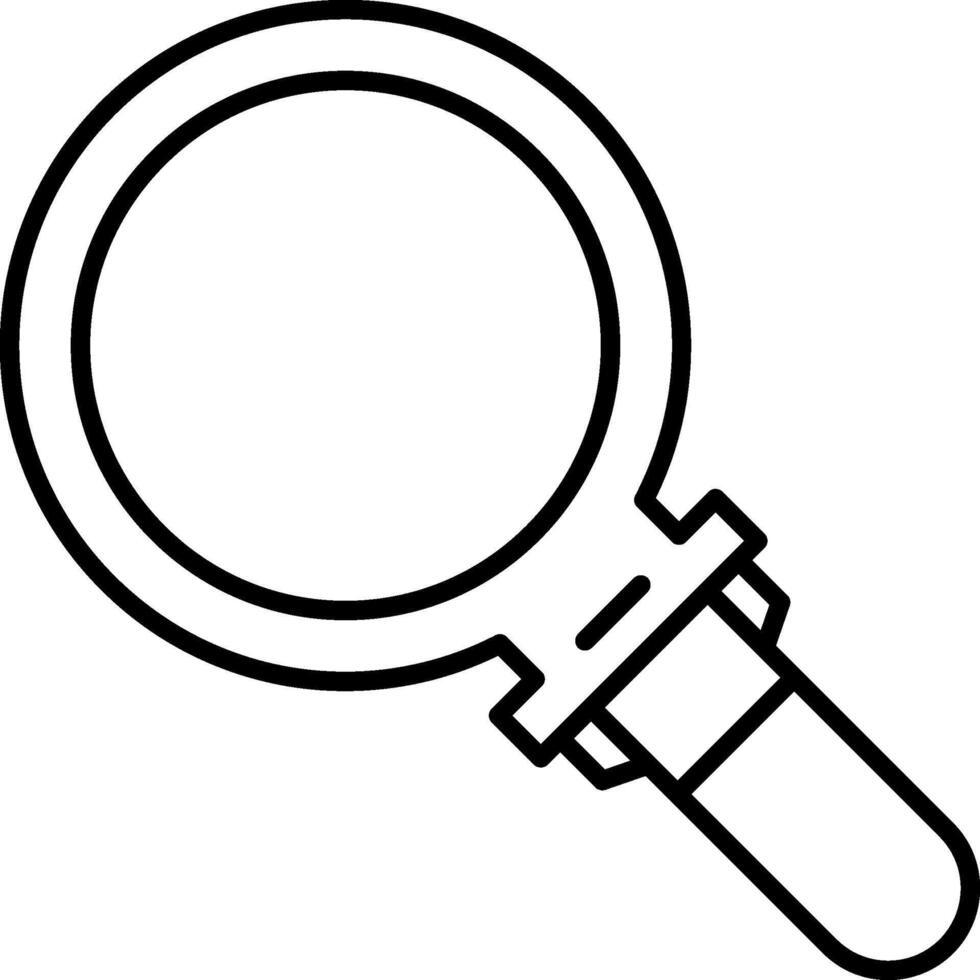 Magnifying Glass Icon Design Symbol vector