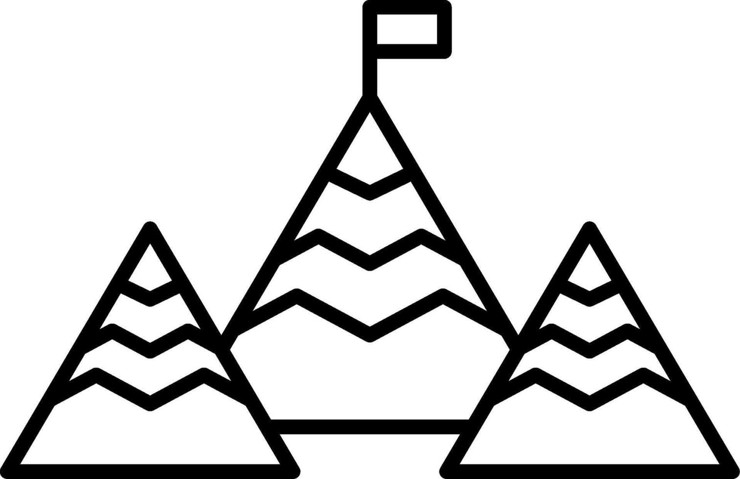 Goal Icon Design Symbol vector