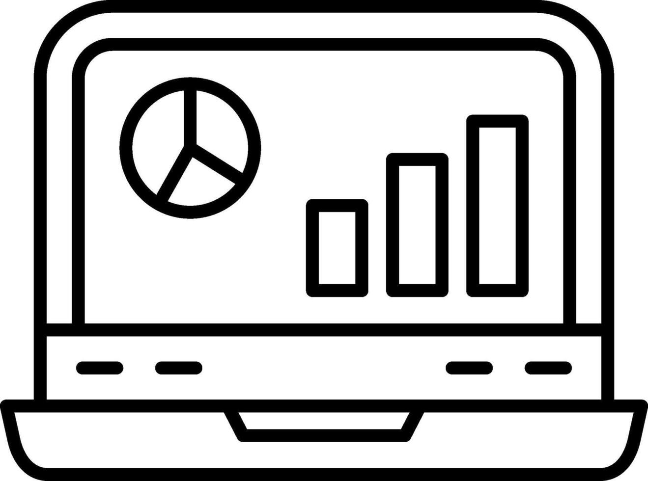 Laptop Screen Icon Design Symbol vector