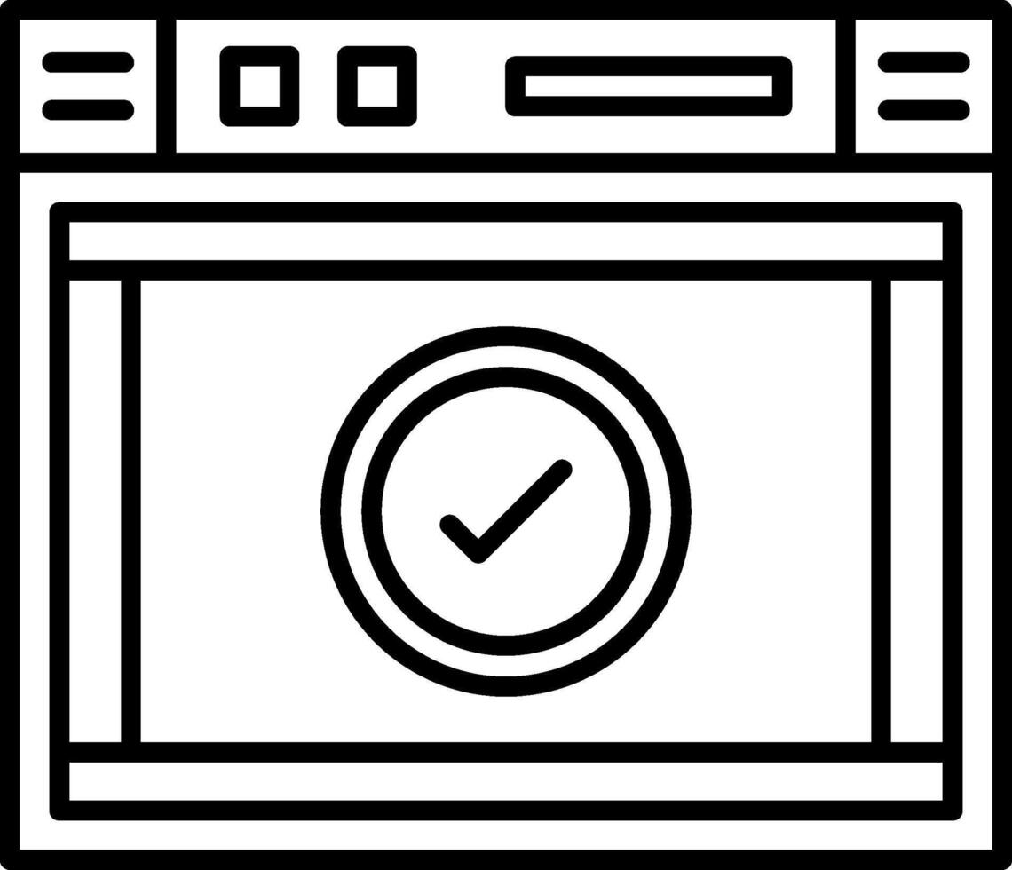 Verification Icon Design Symbol vector