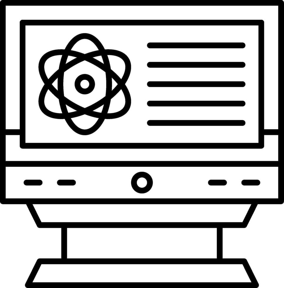 Computer Science Icon Design Symbol vector