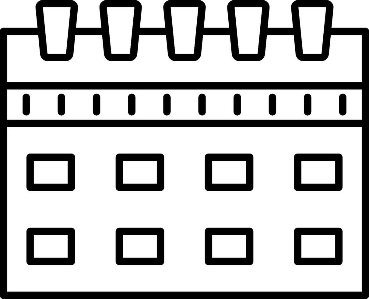 Calendar Icon Design Symbol vector