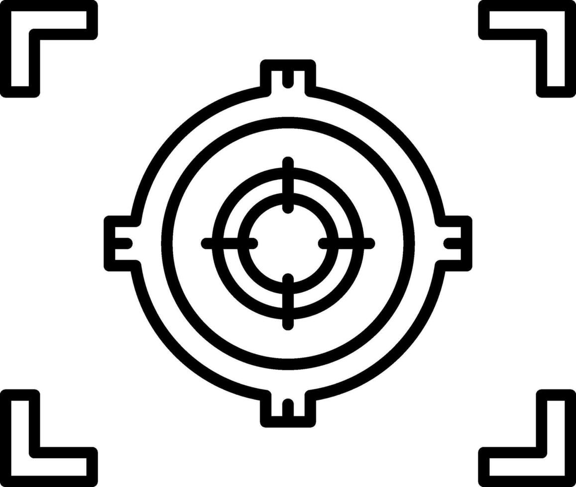 Focus Icon Design Symbol vector