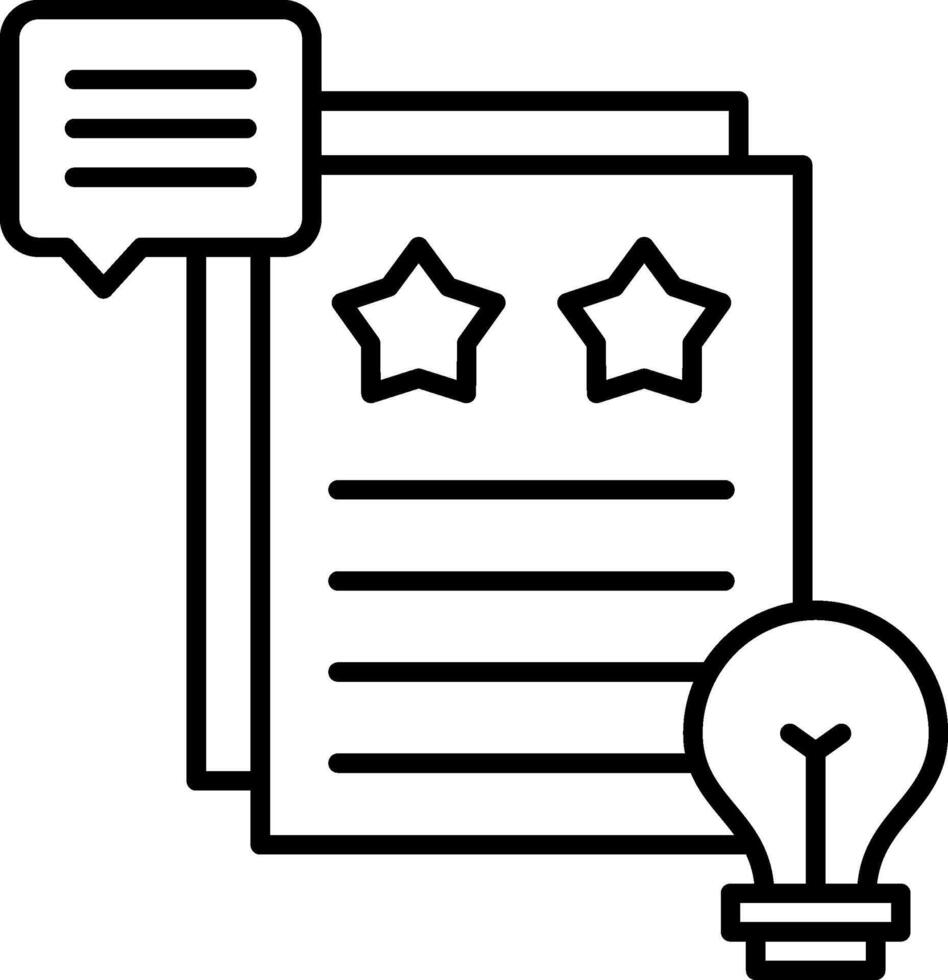 Recommendation Icon Design Symbol vector