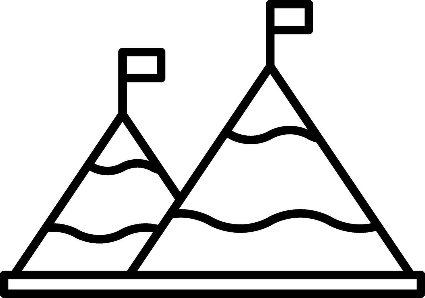 Milestones Icon Design Symbol vector