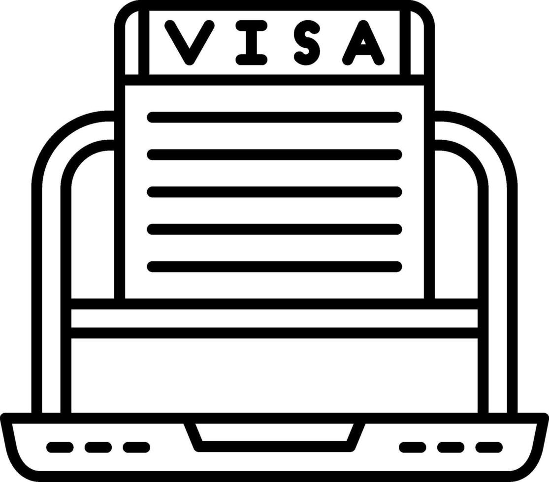 Nomad Visa Icon Design Symbol vector
