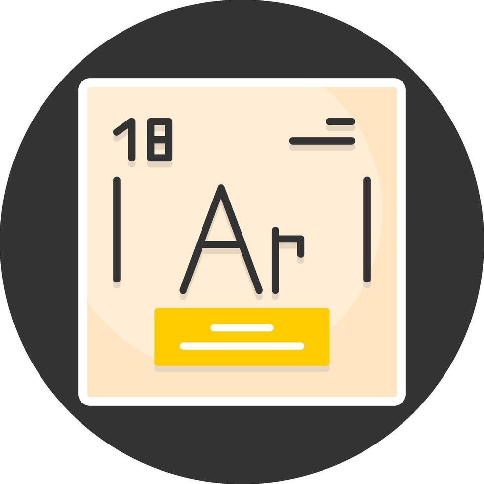Argon Flat Grey Circle Style Icon vector