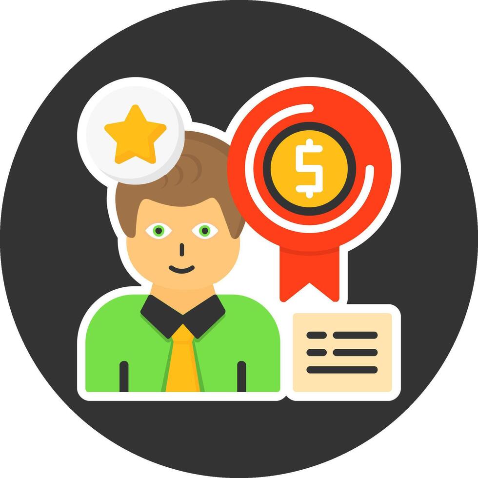Rewards Flat Grey Circle Style Icon vector