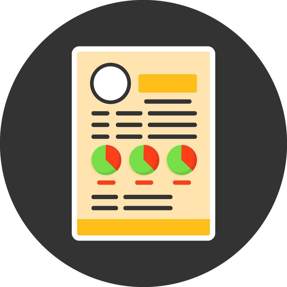 CV Flat Grey Circle Style Icon vector