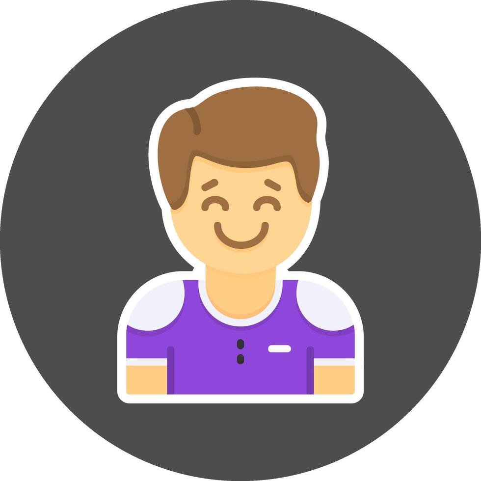 Affection Flat Grey Circle Style Icon Icon Style vector