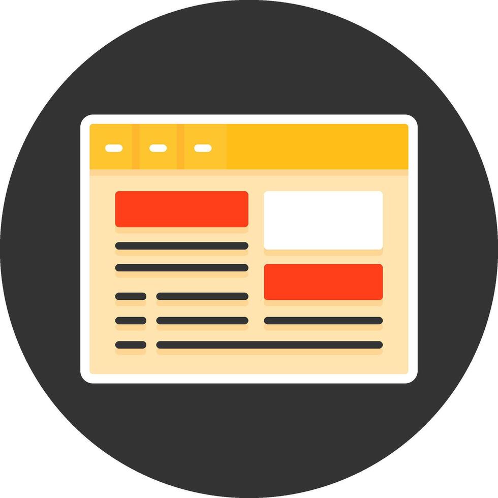 Blog Flat Grey Circle Icon Style vector