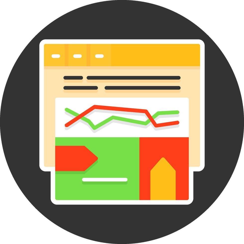 Tag manager Flat Grey Circle Icon Style vector