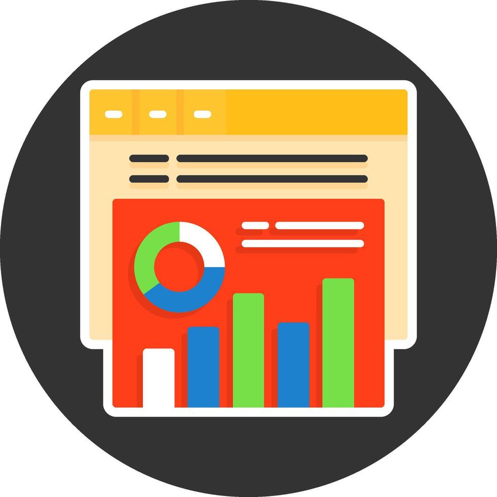 Click fraud Flat Grey Circle Icon Style vector