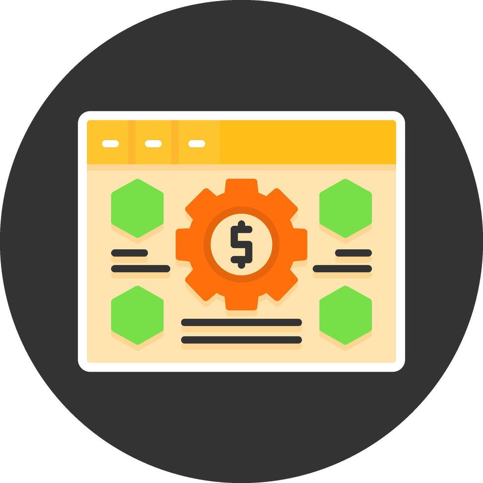Cost per conversion Flat Grey Circle Icon Style vector