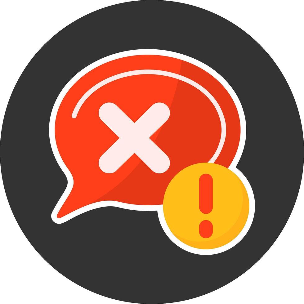Cross Flat Grey Circle Style Icon vector