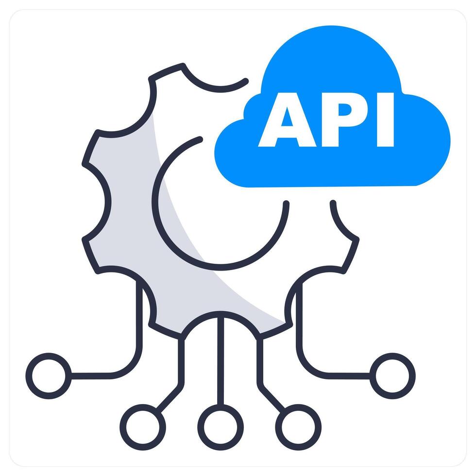 API and software icon concept 54383021 Vector Art at Vecteezy