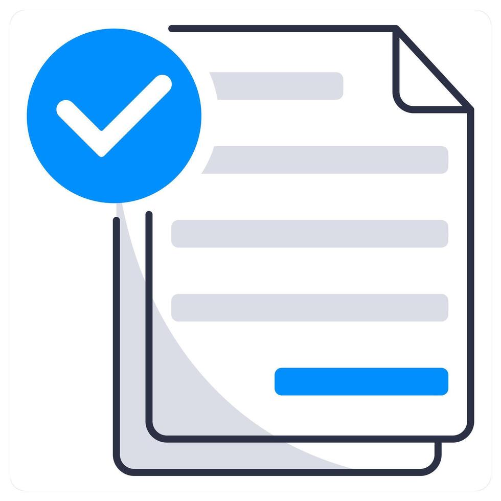 Smart Contract and blockchain icon concept vector