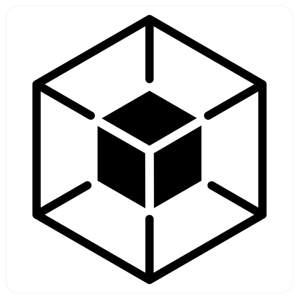 Blockchain and cryptocurrency icon concept vector