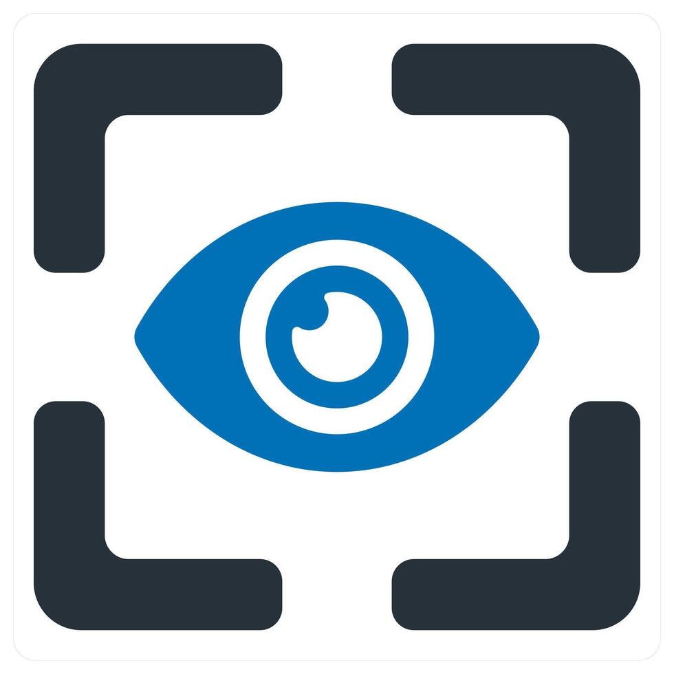 Vision and insight icon concept vector