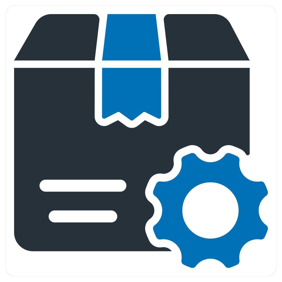 Products Management and strategy icon concept vector
