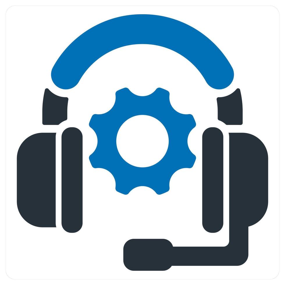 Technical Support and help icon concept vector