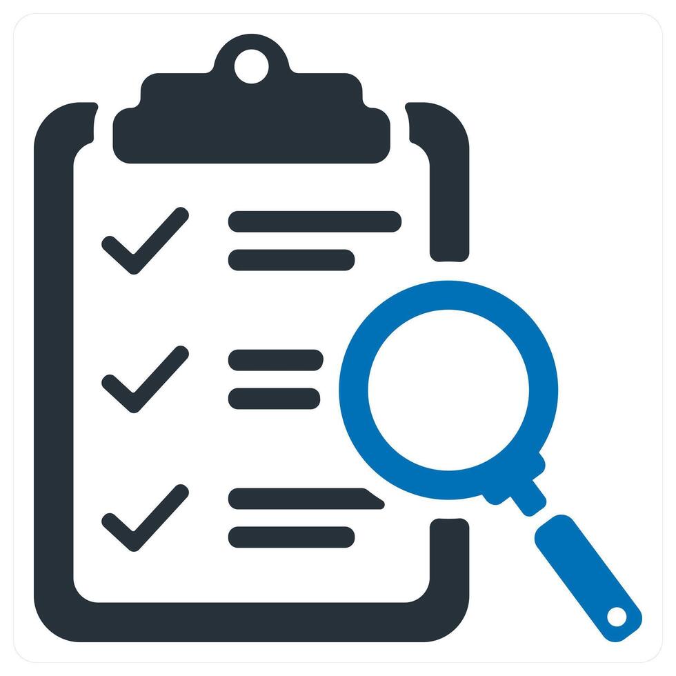 Report Search and data icon concept vector