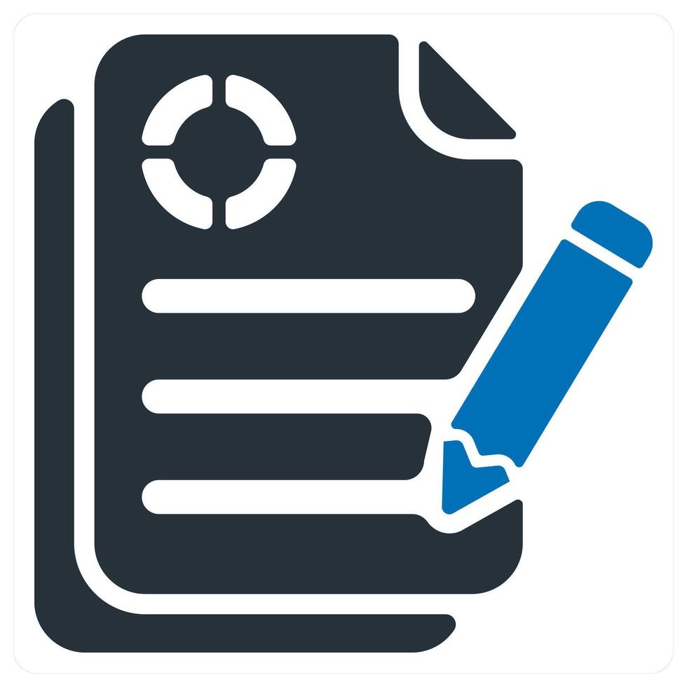 Business Report and analytics icon concept vector