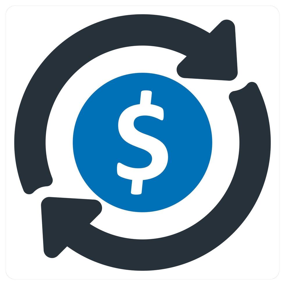 Tax Refund and money icon concept vector