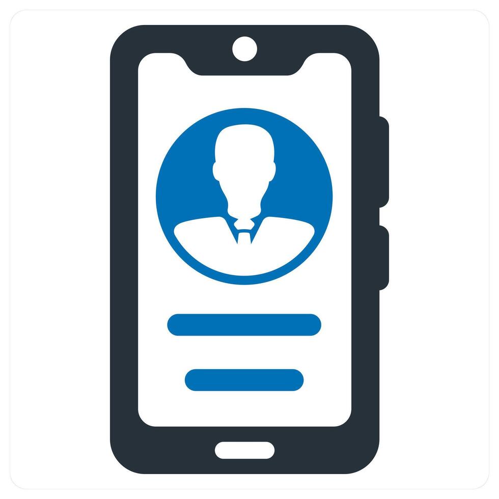 Employee Profile and avator icon concept vector