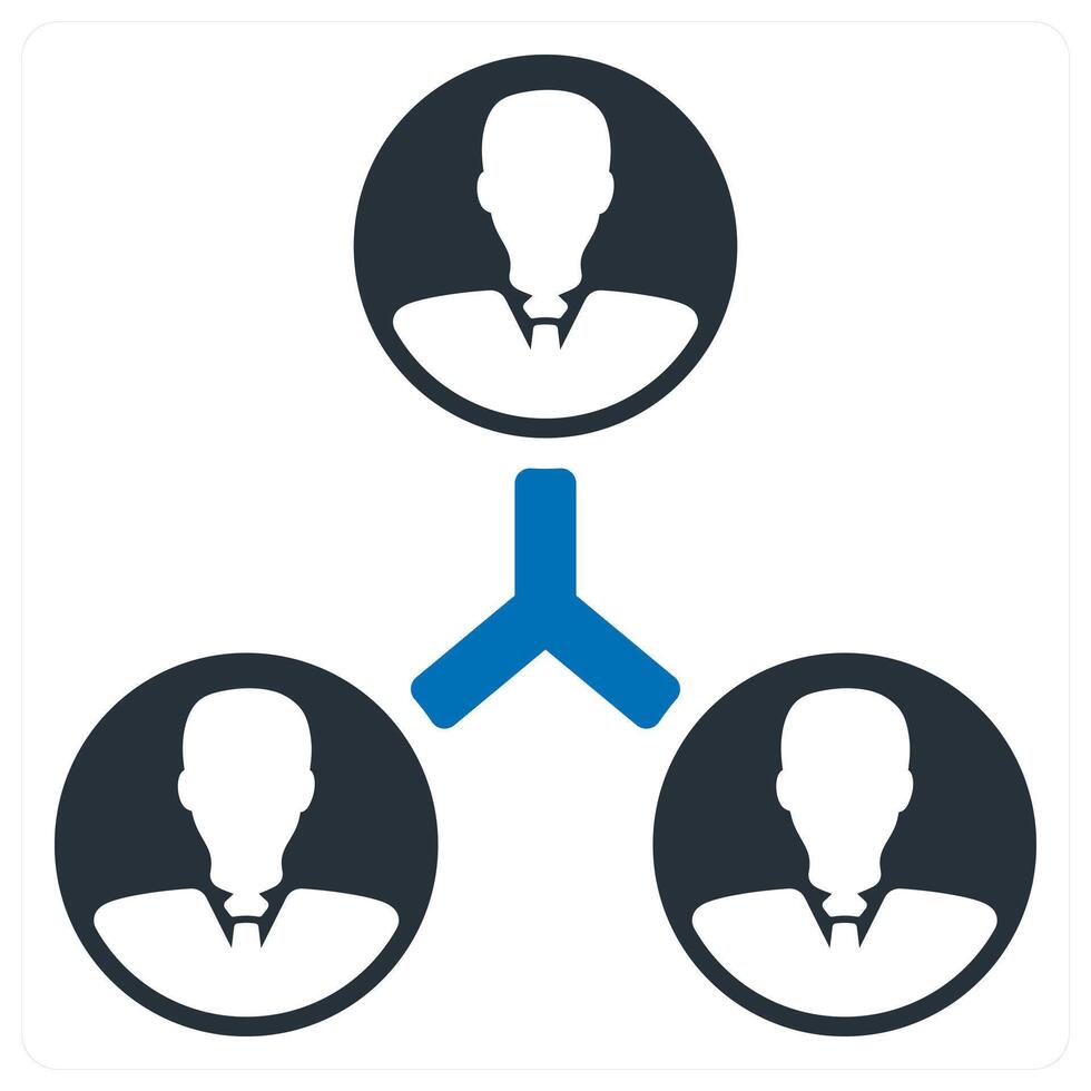 User Network and connections icon concept vector