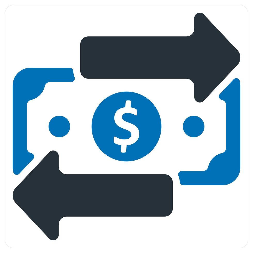 Transaction and payment icon concept vector