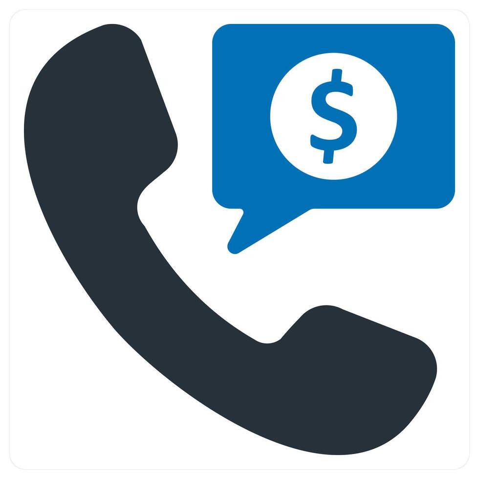 Business Call and communication icon concept vector
