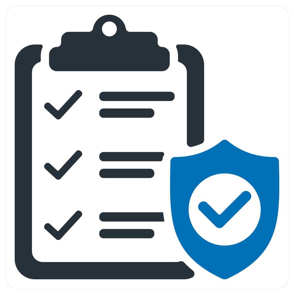 Insurance Policy and protection icon concept vector