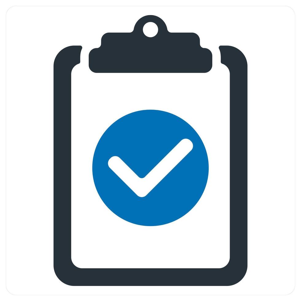 Task Done and complete icon concept vector