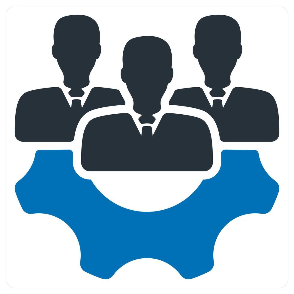 Expert Team and collaboration icon concept vector
